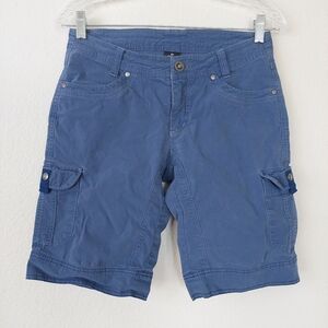 Kuhl Blue Cargo Shorts Women's Size 6